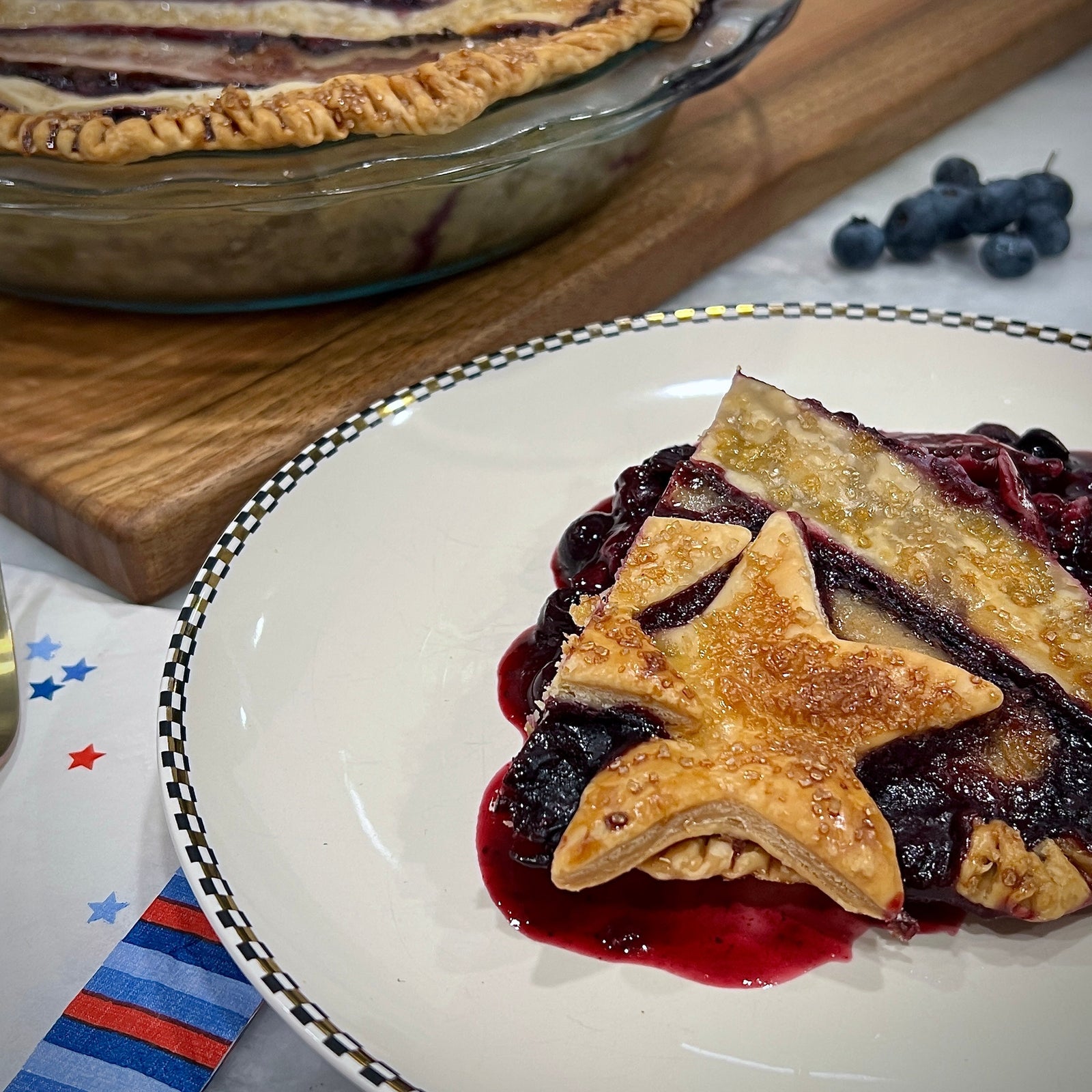 Bacon & Blueberry Pie