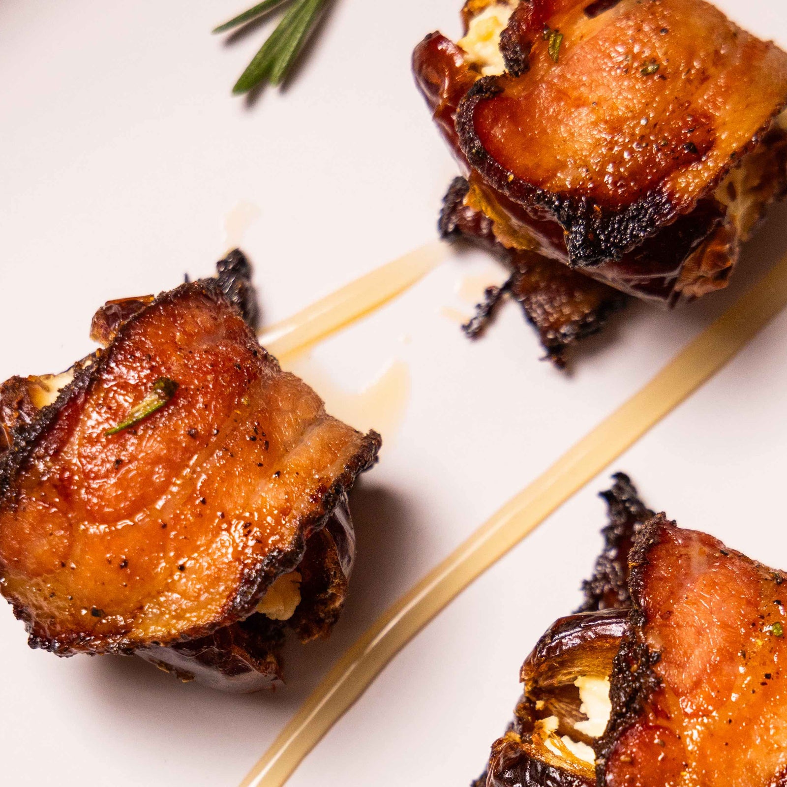 Goat Cheese-Stuffed Bacon-Wrapped Dates