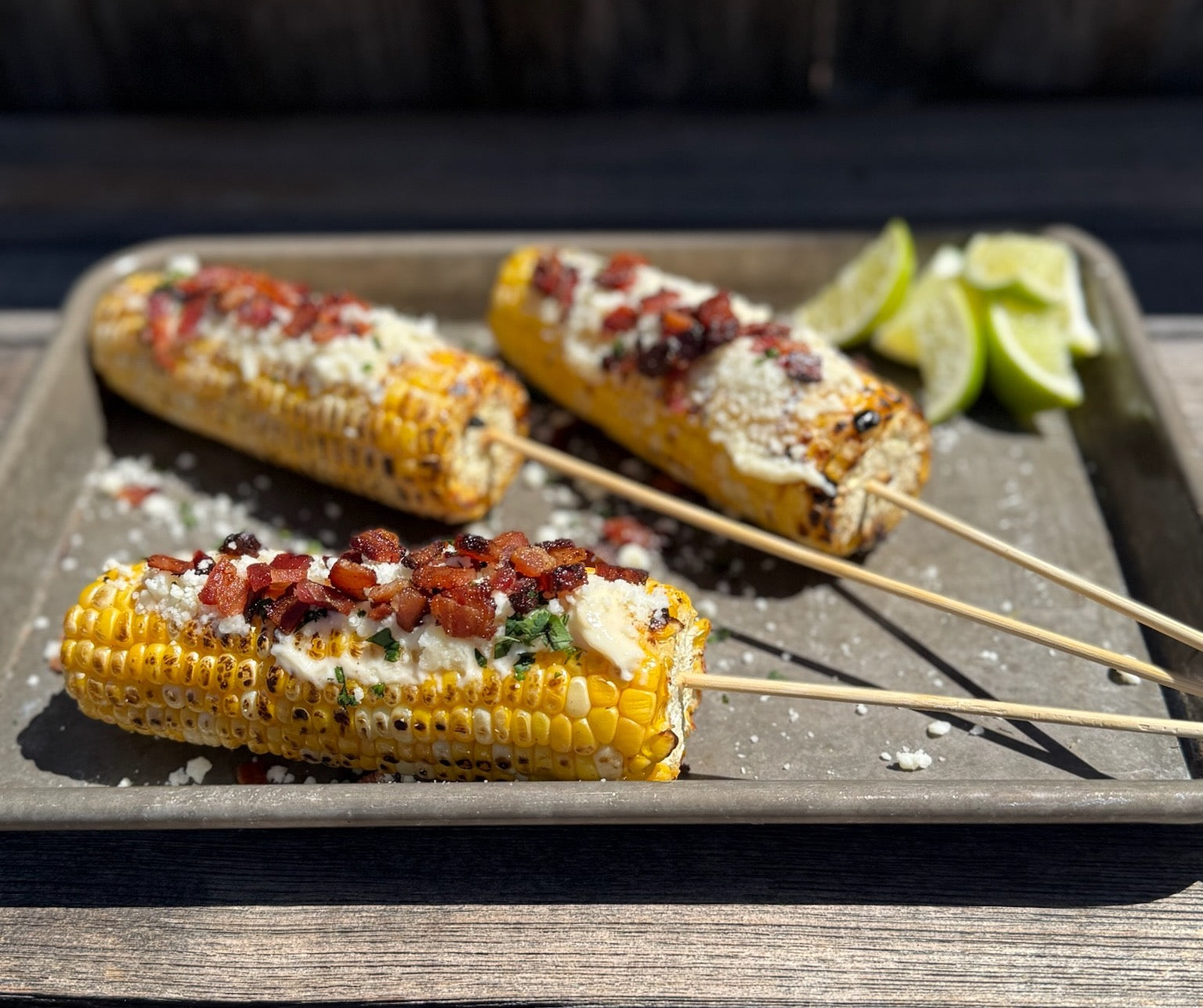 Elote with Tender Belly Baconnaise