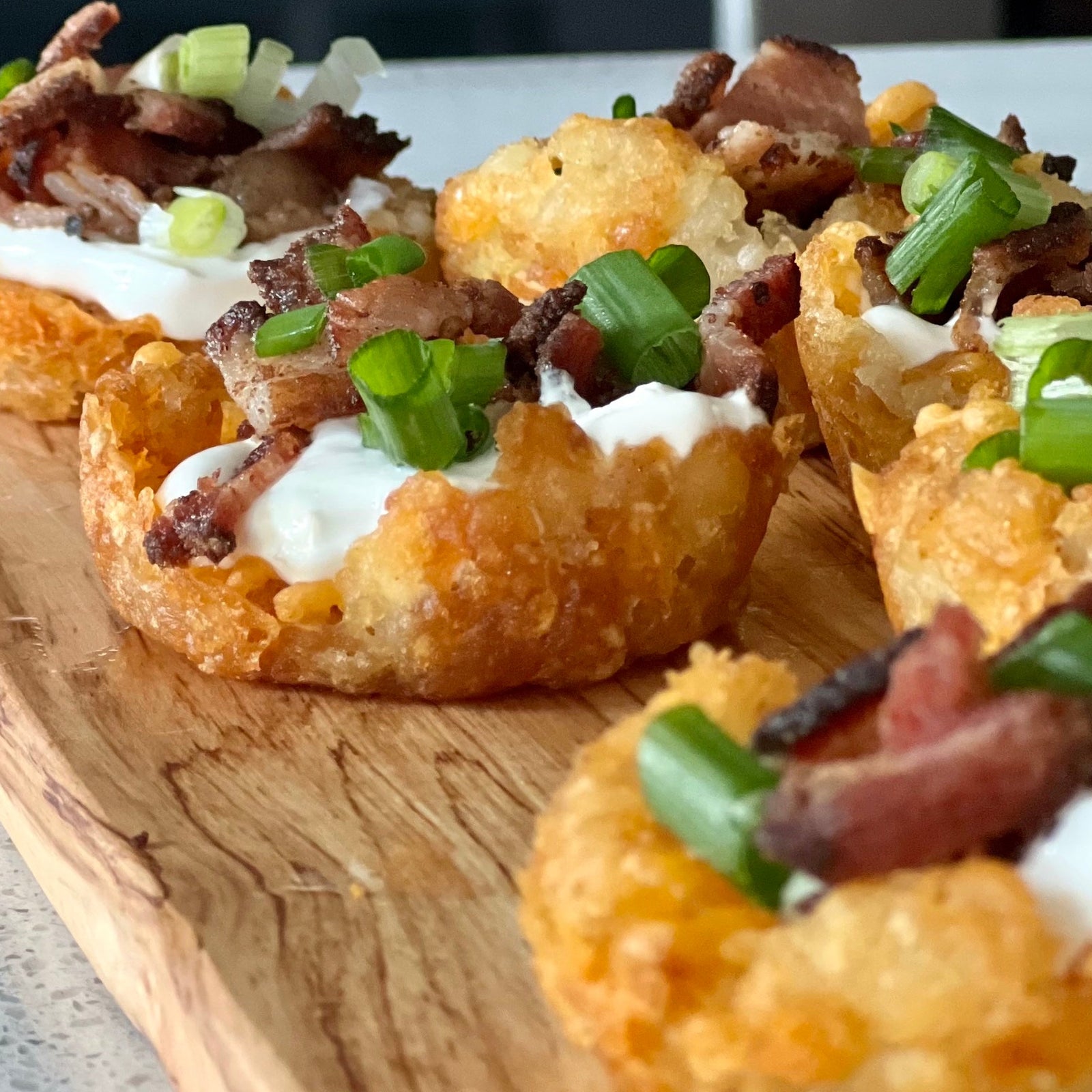 Tender Belly Loaded Potato Cups
