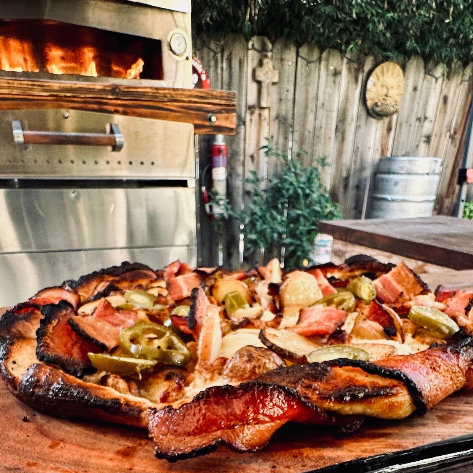 Bacon Lovers Pizza Recipe from Uncle Frank's Backyard Kitchen