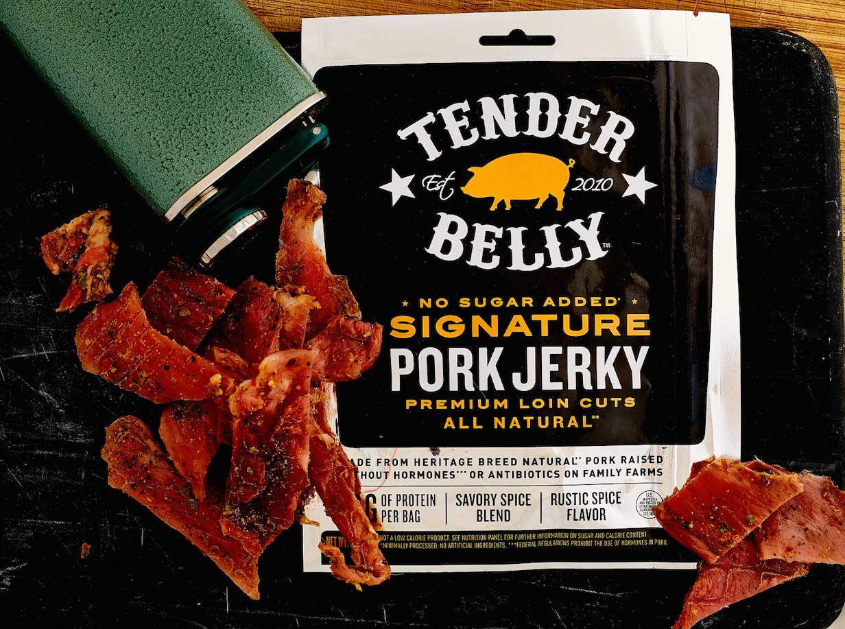 Tender Belly’s Protein Packed Premium Pork Jerky