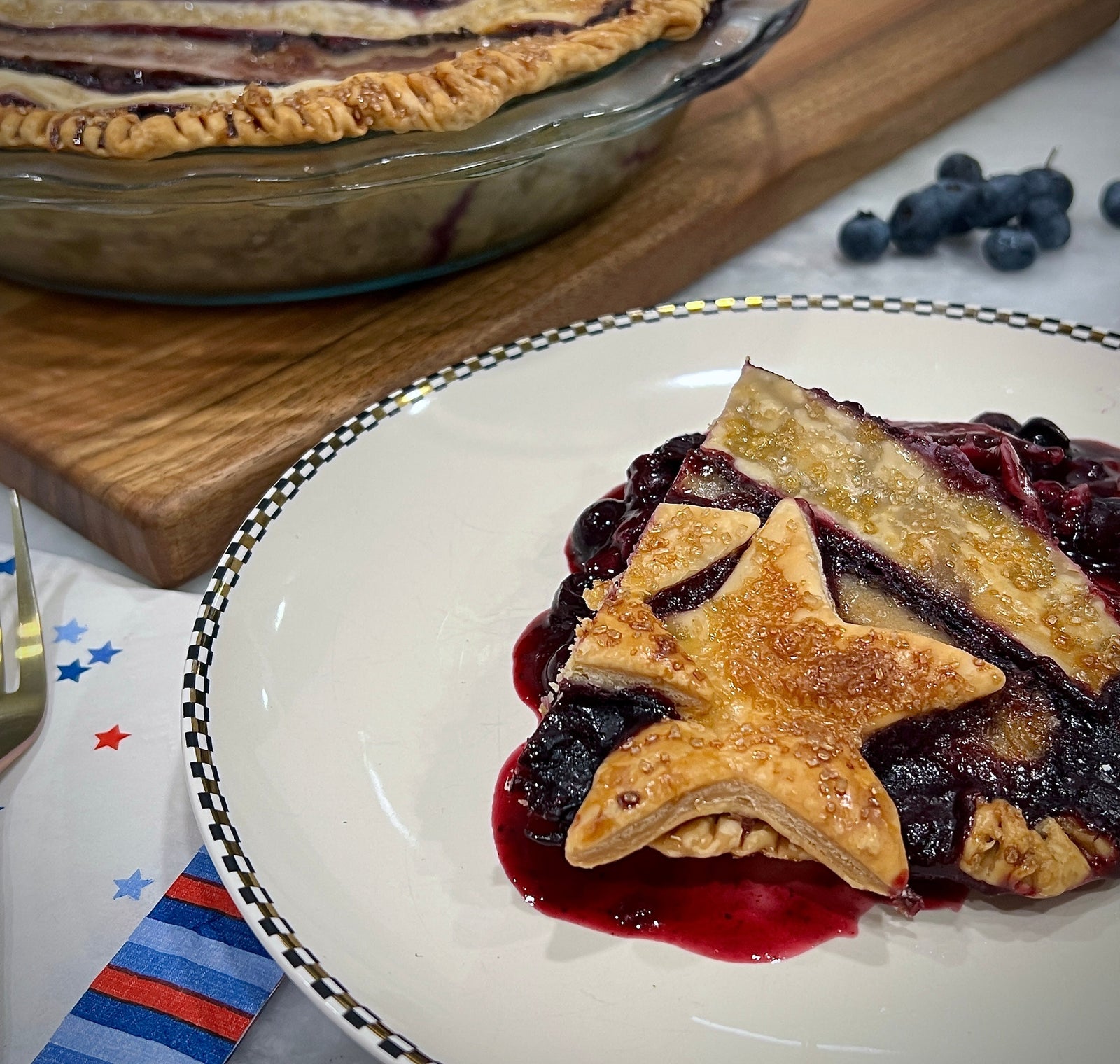 Bacon & Blueberry Pie