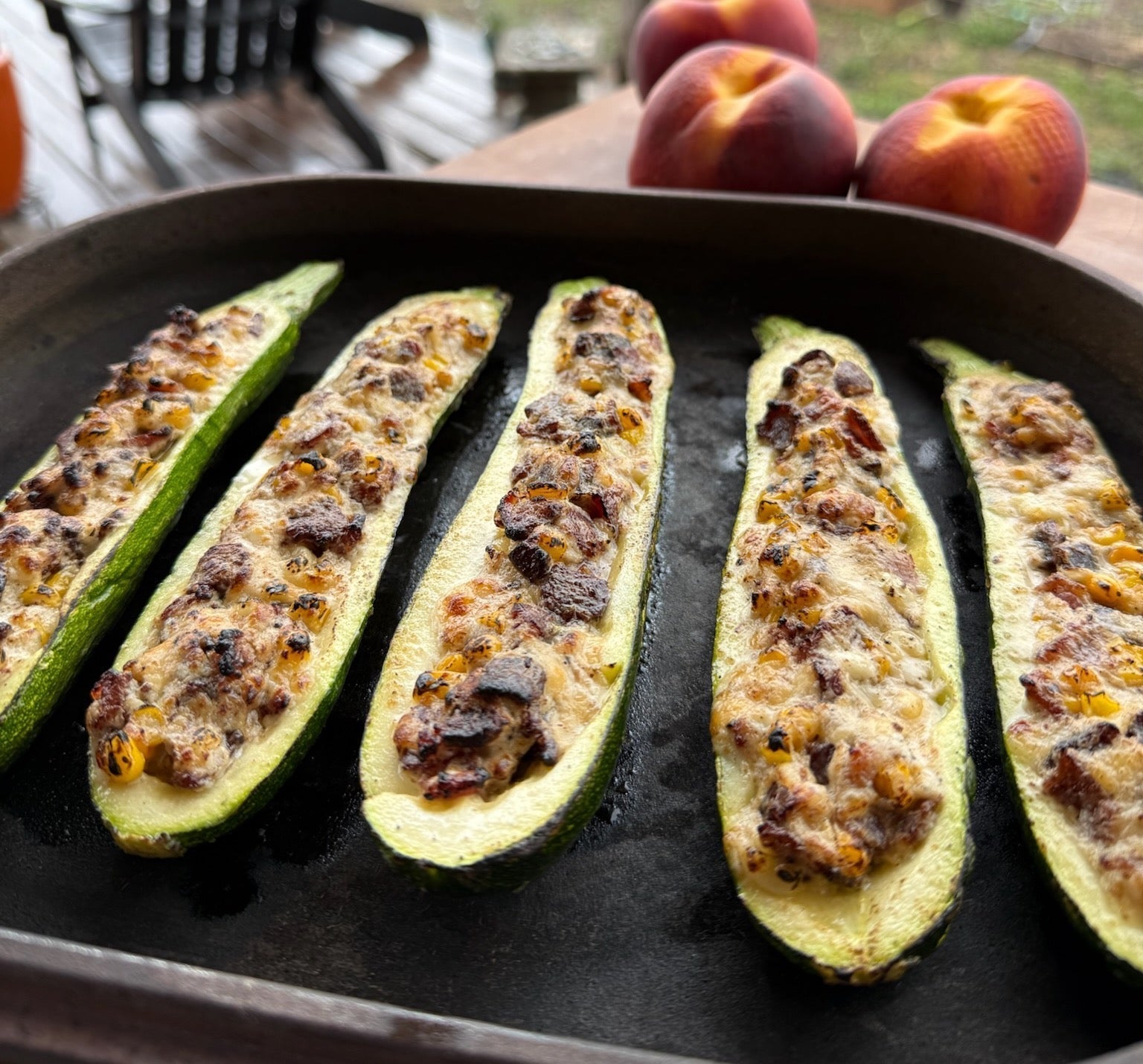 Tender Belly Zucchini Boats