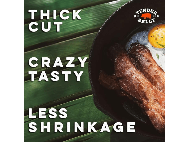 Signature Dry-rub Uncured Bacon Sliced Slab