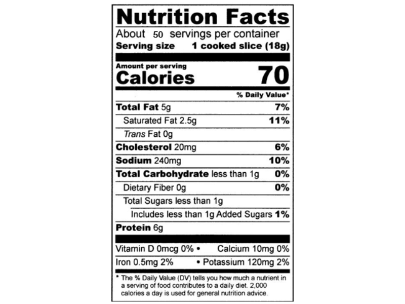 Nutrition Information