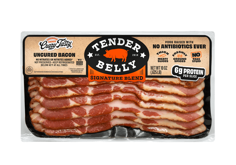 Gourmet Bacon - Dry Cured & Smoked - Tender Belly