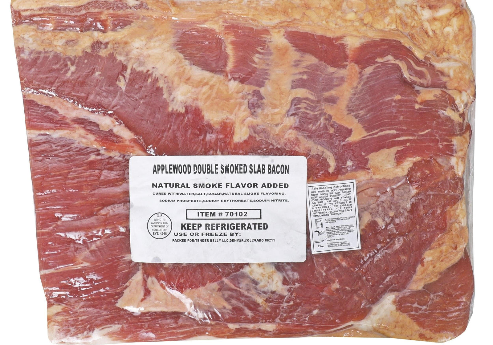 Applewood Double Smoked Bacon (Slab)