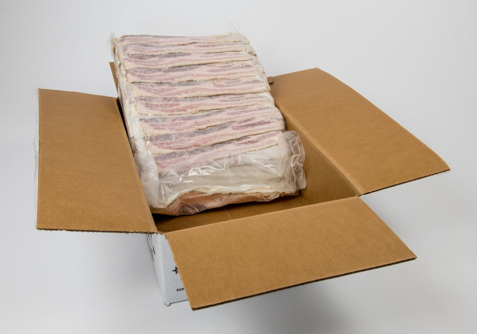 Signature Dry Rub Cherrywood Smoked Cured Bacon (10-12 Slices/lb - Laid Out)