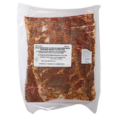Signature No Sugar Dry Rub Cherrywood Smoked Uncured Bacon (10-12 Slices/lb)