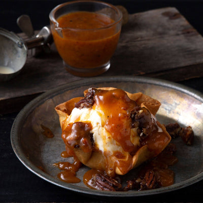Tender Belly Bacon Jam as an Ice Cream Topping