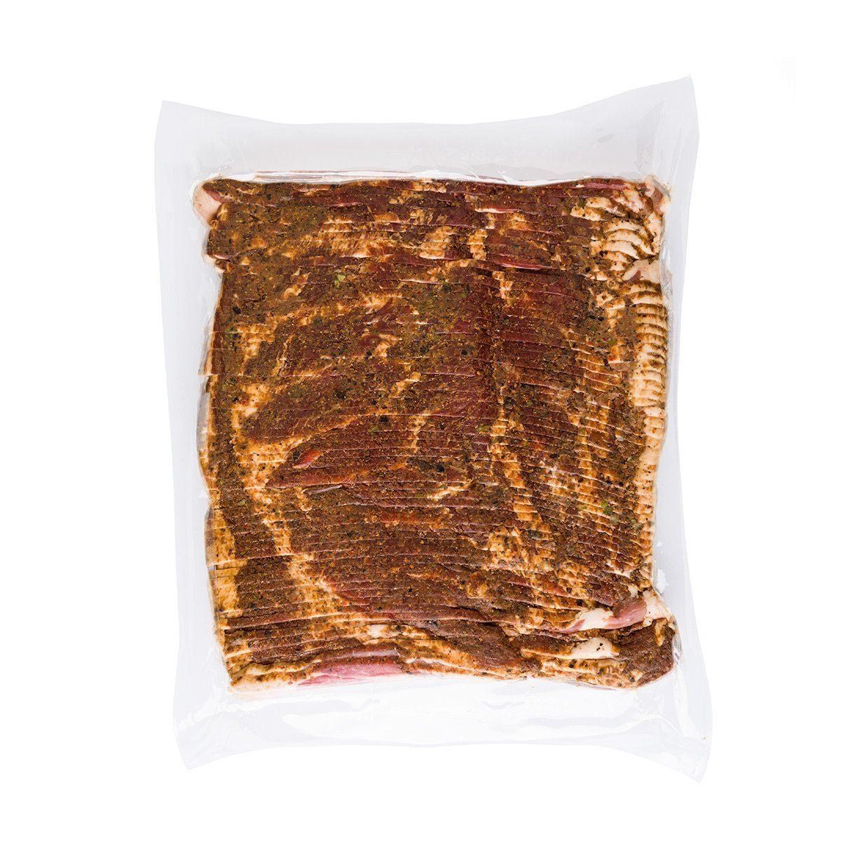 SIGNATURE DRY-RUB UNCURED BACON SLICED SLAB