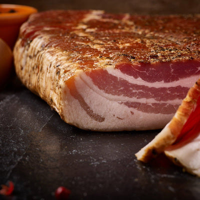 SIGNATURE DRY-RUB UNCURED BACON SLICED SLAB