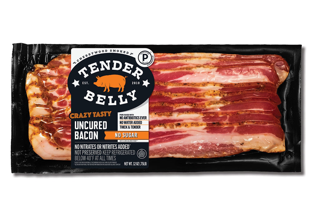 Signature No Sugar Dry Rub Cherrywood Smoked Uncured Bacon 10oz